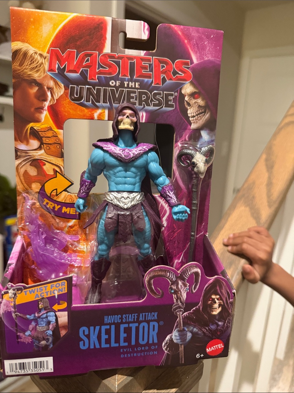 Skeletor Action Figure - Purple & Blue